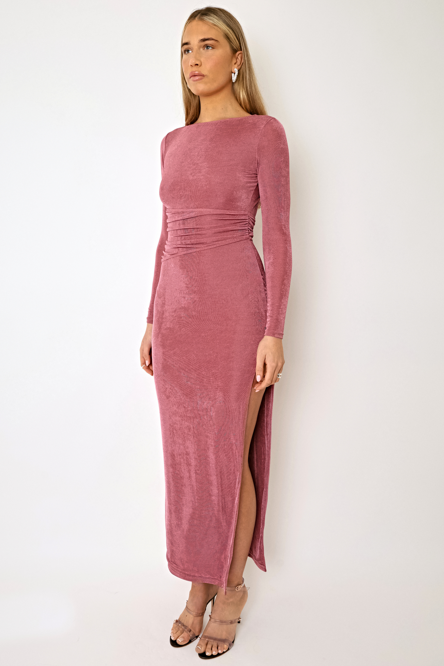Elara long sleeve maxi dress