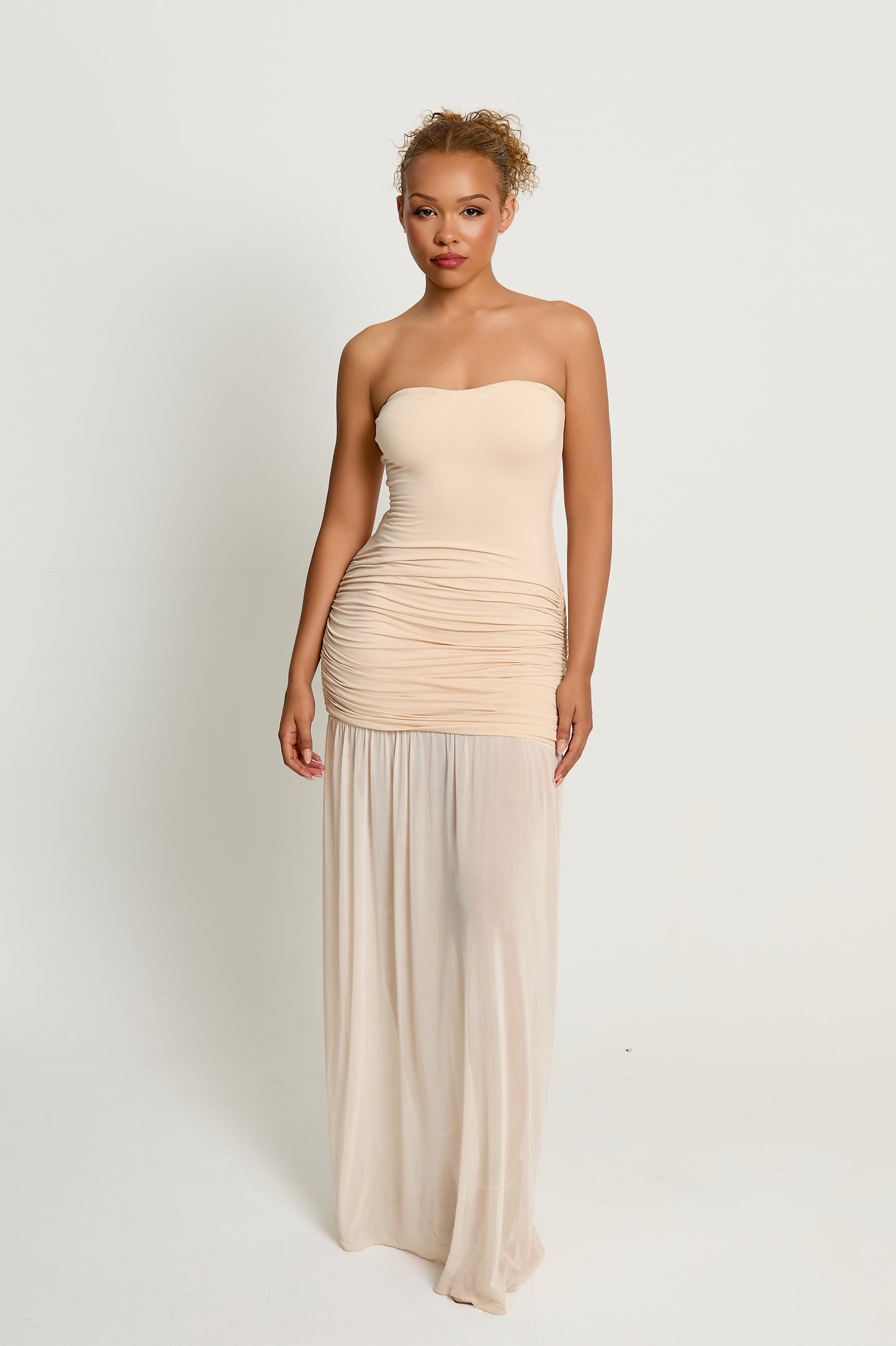 LUNA BANDEAU MAXI DRESS