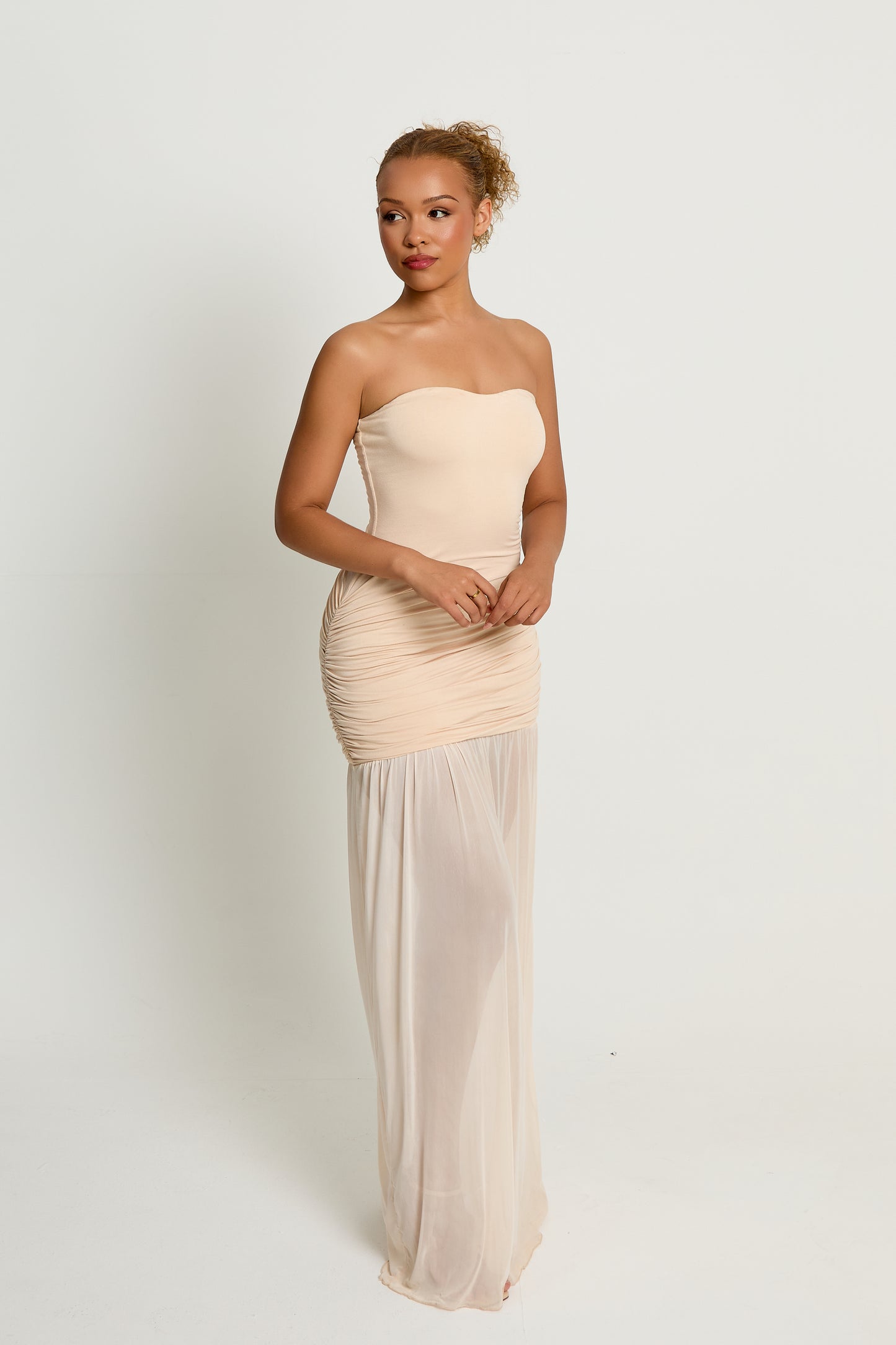 LUNA BANDEAU MAXI DRESS