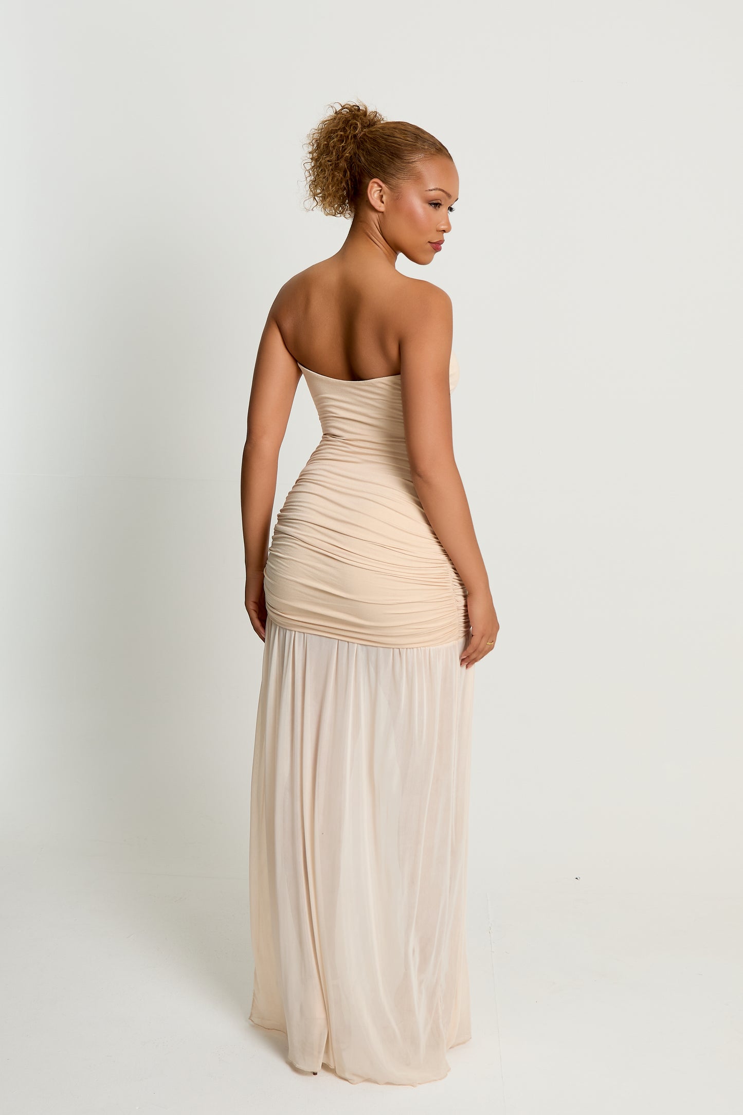 LUNA BANDEAU MAXI DRESS