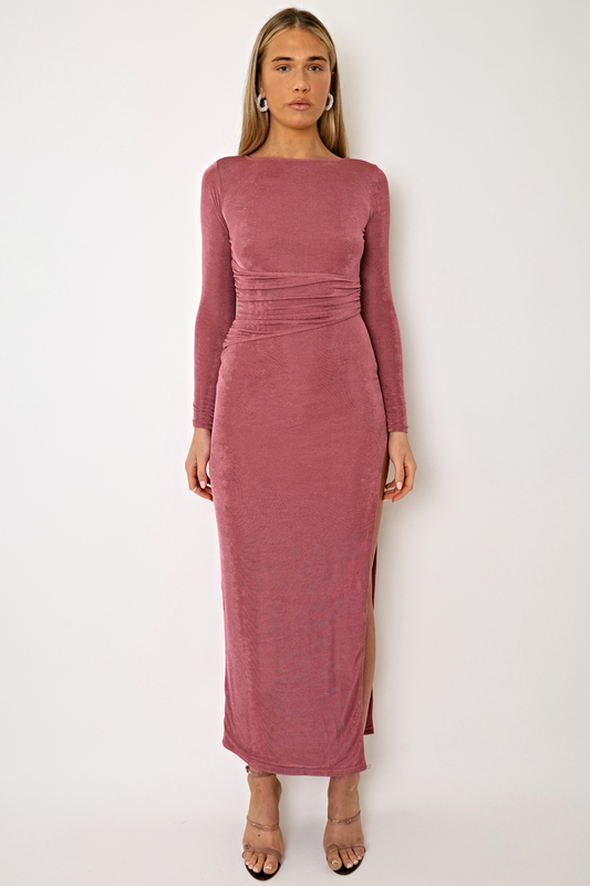 Elara long sleeve maxi dress