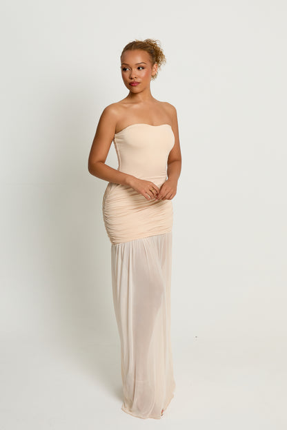 LUNA BANDEAU MAXI DRESS