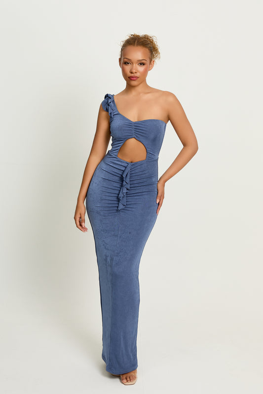 Aurora maxi dress with cut out